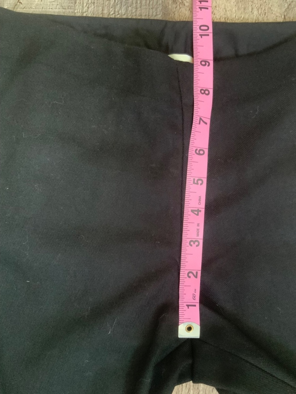 Anthropologie Elevenses Brighton Black Side Button Midrise Trouser Pant NWT SZ 4 - Picture 13 of 14